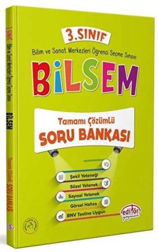 3. Sınıf Bilsem Çözümlü Soru Bankası - 1