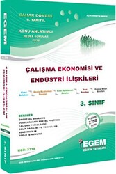 3. Sınıf Çalışma Ekonomisi ve Endüstri İlişkileri Konu Anlatımlı Soru Bankası - 1