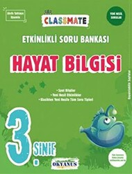 3. Sınıf Classmate Hayat Bilgisi Etkinlikli Soru Bankası - 1