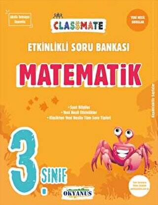 3. Sınıf Classmate Matematik Etkinlikli Soru Bankası - 1