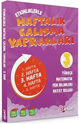 3. Sınıf Etkinliklerle Haftalık Çalışma Yaprakları - 1