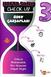 3. Sınıf Hafta Sonu Check Up Ödev Çarşafları - 1