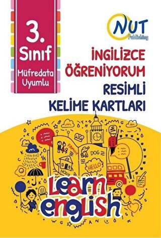 3. Sınıf İngilizce Öğreniyorum Resimli Kelime Kartları - 1