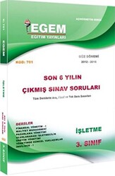 3. Sınıf İşletme Çıkmış Sınav Soruları 2012-2018 - 1