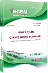 3. Sınıf Sosyoloji Çıkmış Sınav Soruları 2012-2018 - 1