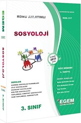 3. Sınıf Sosyoloji Konu Anlatımlı Soru Bankası - Güz Dönemi 5. Yarıyıl - 1