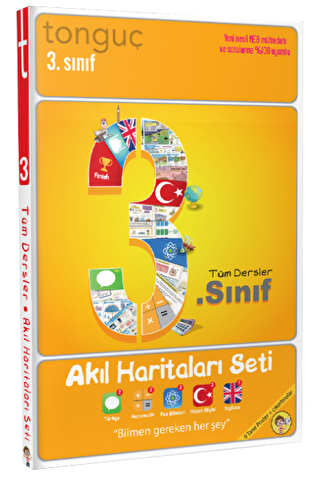 3. Sınıf Tüm Dersler Akıl Haritaları Seti - 1