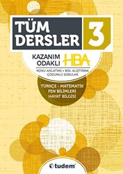 3. Sınıf Tüm Dersler Kazanım Odaklı HBA - 1