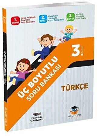 3. Sınıf Türkçe Üç Boyutlu Soru Bankası - 1