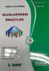 AÖF 3. Sınıf Uluslararası Örgütler Konu Anlatımlı Kod: 3361 - 1