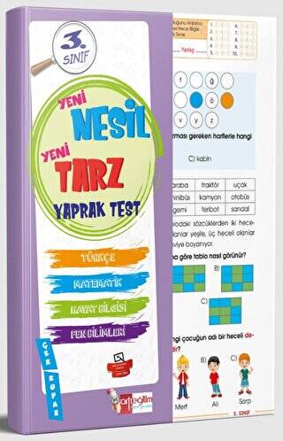 3. Sınıf Yeni Nesil Yeni Tarz Yaprak Test - 1