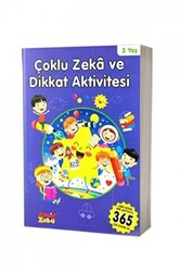 3 Yaş Çoklu Zeka ve Dikkat Aktivitesi - Mavi Kitap - 1