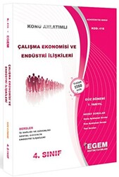 4. Sınıf 7. Yarıyıl Çalışma Ekonomisi ve Endüstri İlişkileri Konu Anlatımlı Soru Bankası Kod 416 - 1