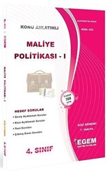 4. Sınıf 7. Yarıyıl Maliye Politikası 1 Konu Anlatımlı Soru Bankası Kod 453 - 1