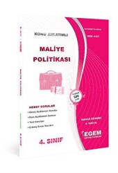 4. Sınıf 8. Yarıyıl Maliye Politikası Konu Anlatımlı Soru Bankası - Kod 4457 - 1