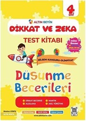 4. Sınıf Altın Beyin Dikkat ve Zeka Kitabı - 1