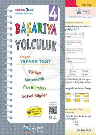 4. Sınıf Başarıya Yolculuk - Yaprak Test - 1