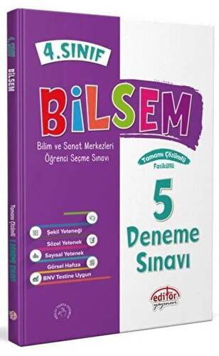 4. Sınıf Bilsem Çözümlü 5 Deneme Sınavı - - 1