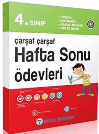 4. Sınıf Çarşaf Çarşaf Hafta Sonu Ödevleri - 1