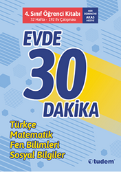 4. Sınıf Evde 30 Dakika Öğrenci Kitabı - 1