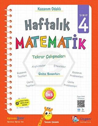 4. Sınıf Haftalık Matematik - Tekrar Çalışmaları - 1