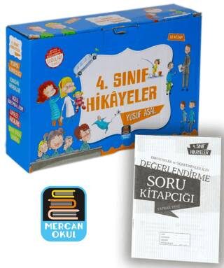 4. Sınıf Hikayeler Okuma Seti - 10 Kitap Soru Kitapçığı İlaveli - 1