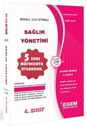 4. Sınıf Sağlık Yönetimi Konu Anlatımlı Soru Bankası - 1