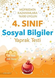 4. Sınıf Sosyal Bilgiler Yaprak Testi - 1