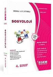 4. Sınıf Sosyoloji Bahar Dönemi Konu Anlatımlı Soru Bankası - 1