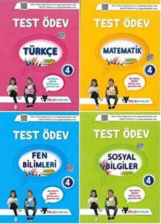 4. Sınıf Test Ödev Seti 4 Kitap - 1