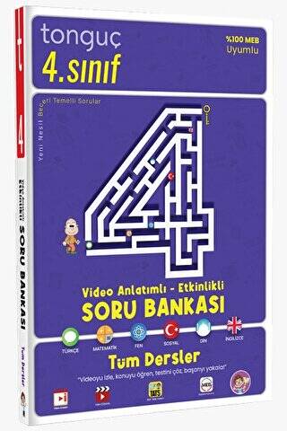 4. Sınıf Tüm Dersler Video Anlatımlı - Etkinlikli Soru Bankası - 1