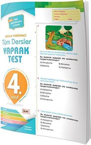 4. Sınıf Tüm Dersler Yaprak Test - 1