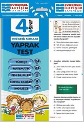 4. Sınıf Tüm Dersler Yaprak Test - 1