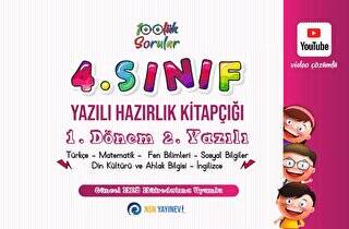 4. Sınıf Yazılı Hazırlık Kitapçığı 1. Dönem 2. Yazılı - 1