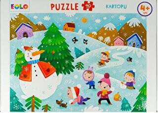 40 Parça Yer Puzzle – Kartopu - 1