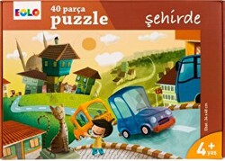 40 Parça Yer Puzzle- Şehirde - 1