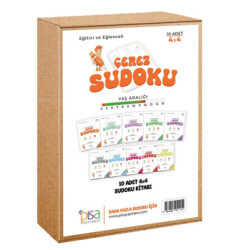 4x4 Eğitici ve Eğlenceli 10 Adet Çerez Sudoku Set - 1