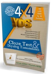 4x4 YDS Seti 3. Kitap Cloze Test, Diyalog Tamamlama - 1