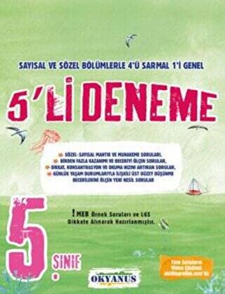 5. Sınıf 5`li Deneme - 1