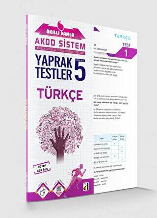 5. Sınıf Akıllı Damla Türkçe Yaprak Testi - 1