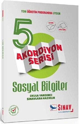 5. Sınıf Akordiyon Serisi Sosyal Bilgiler Aç Konu Katla Soru Sınav Dergisi Yayınları - 1