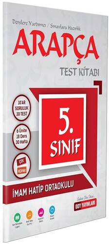 5. Sınıf Arapça Test Kitabı - 1