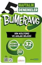 5. Sınıf Bumerang 32 Haftalık Din Kültürü ve Ahlak Bilgisi Denemeleri - 1