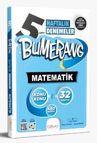 5. Sınıf Bumerang 32 Haftalık Matematik Denemeleri - 1