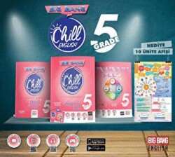 5. Sınıf Chill English Practice Book+Fantastic Four+Quiz Book+Ünite Afişleri - 1