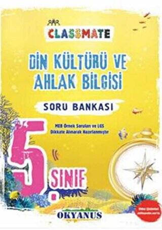 5. Sınıf Classmate Din Kültürü ve Ahlak Bilgisi Soru Bankası - 1