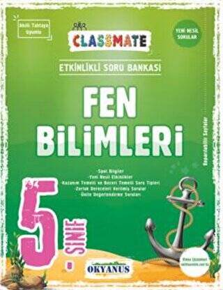 5. Sınıf Classmate Fen Bilimleri Soru Bankası - 1