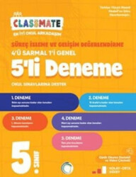 5. Sınıf Classmate Süreç İzleme ve Gelişim Değerlendirme 5 li Deneme - 1