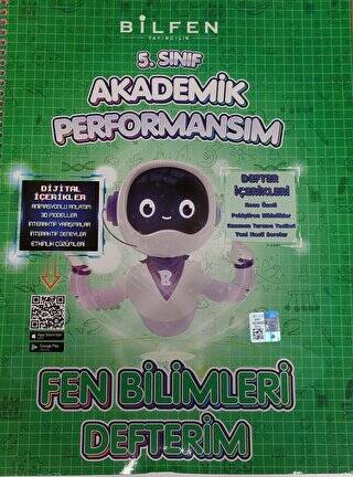 5. Sınıf Fen Bilimleri Akademik Performansım Defterim - 1