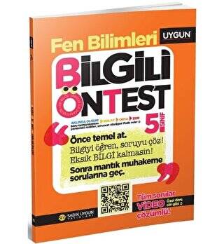 5. Sınıf Fen Bilimleri Bilgili Ön Test - 1